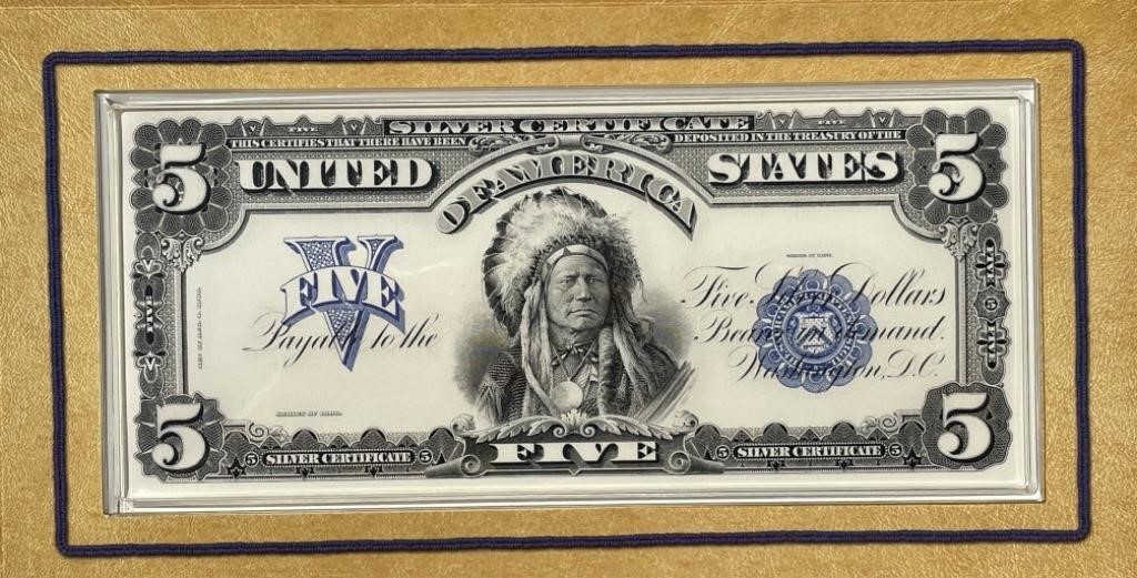 1899 $5 CHIEF Reprint from 2001 Buffalo C&C Set