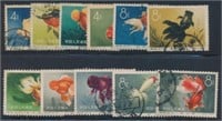CHINA PEOPLES REPUBLIC #506-515 & #517 USED VF