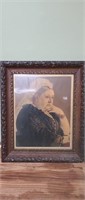 Queen Victoria Framed Picture. 26" x 21.5".