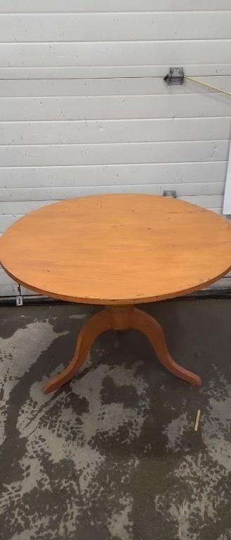36" Round Table. Possibly hand made.