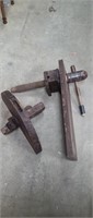 Coopers Barrel Making Tool, and a vintage wood