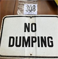 No Dumping Sign(Patio)