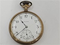 Elgin Pocket Watch 15 Jewel Kingston Gold  Filled