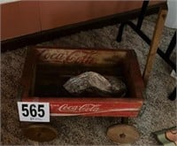 Coca Cola Wooden Wagon(Room 8)
