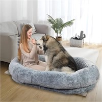 DAMAGED $246 (70 x44x12") Human Dog Bed