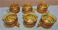 Amber Glass Coffee Cups