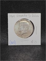 1964 High Grade Kennedy Head Half Dollar