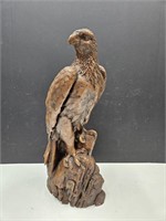 19" H Eagle Chalkware Statue