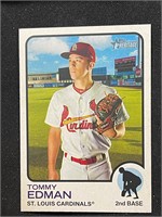 TOMMY EDMAN 2022 TOPPS HERITAGE CARD
