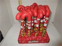 24 Skittles Candy Canes
