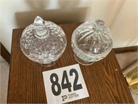 2 Covered Candy Dishes(Room 5)