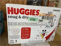 Huggies Snug&Dry 8-14lb. Size 1 Diapers
