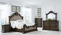 Ashley Maylee Queen Upholstered 5 pc Bedroom