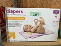 Up&Up Size 1 super pack 8-14lb.diapers