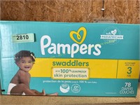 Pampers size 3 Swaddlers 16-28lb.diapers