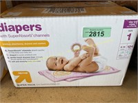 Up&Up/superabsorb channels size 1 8-14lb..diapers