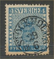 SWEDEN #2a USED FINE-VF