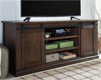 Ashley Budmore 70-in Rustic Brown  TV Stand