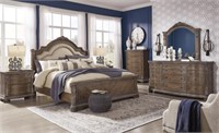 QUEEN ASHLEY CHARMOND 5-PIECE BEDROOM GROUP