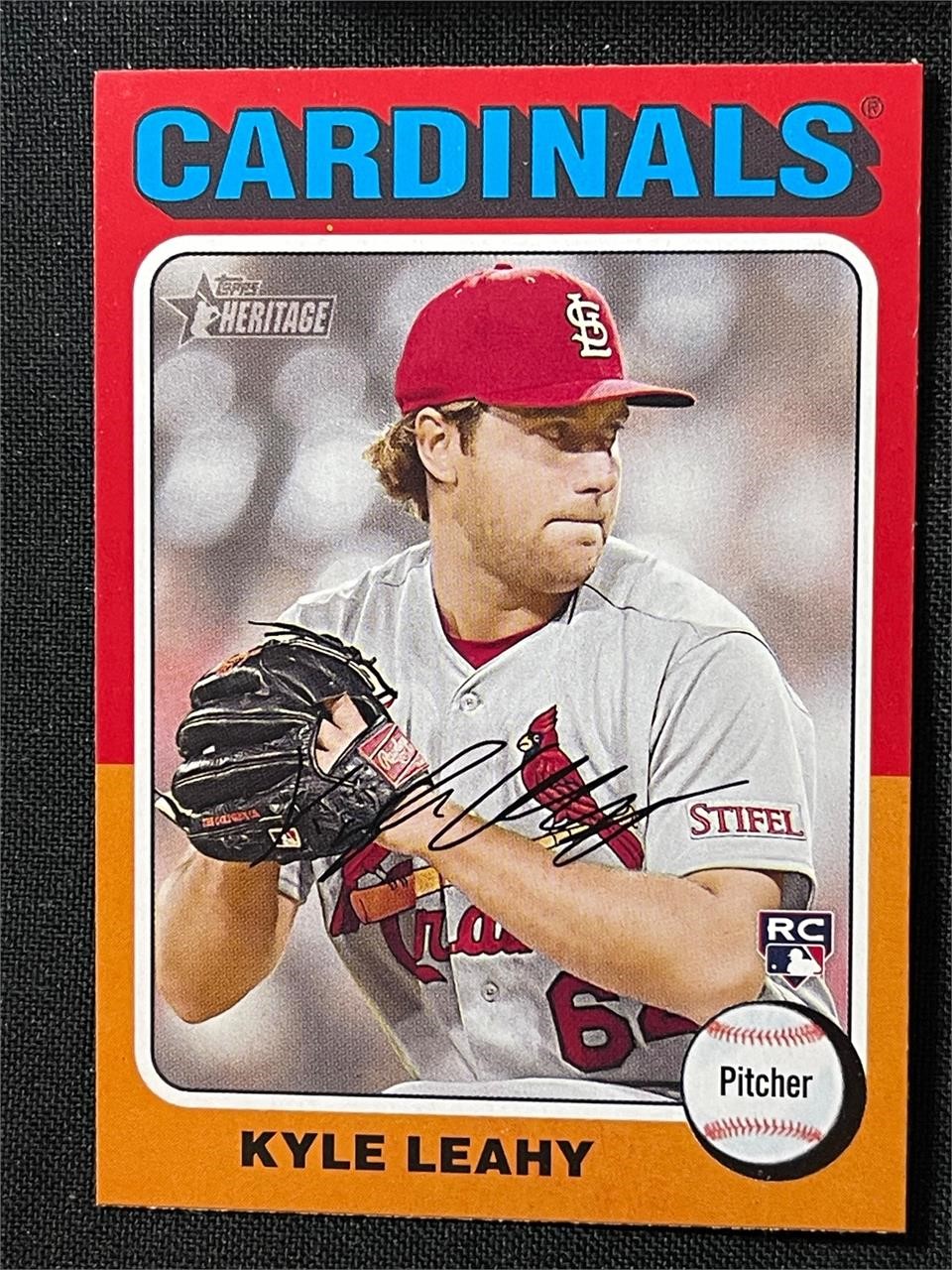 KYLE LEAHY 2024 TOPPS HERITAGE CARD