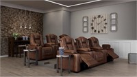 Ashley Owner's Box 3-Piece Home Theater Seating