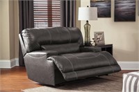 Ashley U609 Leather 55" Wide Seat Recliner