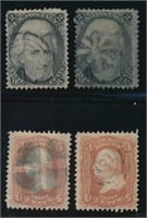 USA #93(2) & #94(2) USED AVE-VF