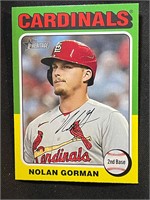 NOLAN GORMAN 2024 TOPPS HERITAGE CARD