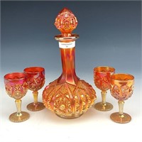 Imperial Marigold Octagon Wine Set
