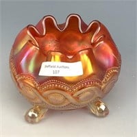 NW marigold Beaded Cable Rosebowl