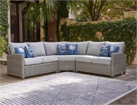Ashley Naples 3-Piece Outdoor Sectional