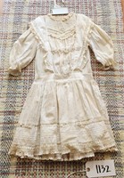 Victorian Antique Child's Dress, Dropped Waist