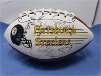 Signed football Pittsburgh Steelers Devlin Hodge