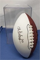 Signed football Redskins hall of fame Art Monk 81