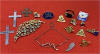 Jewelry including One 925 Sterling Silver 3.68