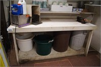 Floral Work Bench - Tools/Bins Included