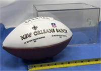 New Orleans Saints Autographed Football Deuce