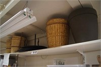 Shelf of Planter Baskets