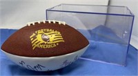 New Orleans Saints Autographed Football w Plastic