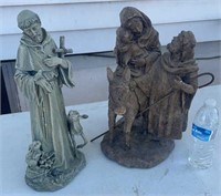 Outdoor religious decorations hard plastic