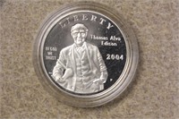 2004 Liberty Edison Silver Proof Dollar