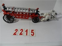Cast Iron Horse drawn Fire Engine