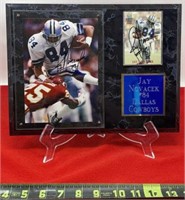 Dallas Cowboys Jay Novacek #84 signed Plaque