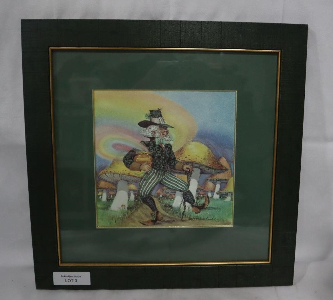 "Leprechaun" by Bob Holloway Signed Art