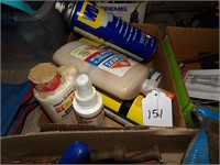 BOX OF SHOP CHEMICAL