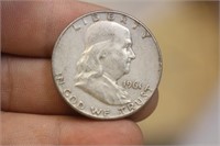 90% Silver Franklin Half Dollar