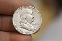 90% Silver Franklin Half Dollar