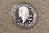 Thomas Jefferson Silver Proof Dollar
