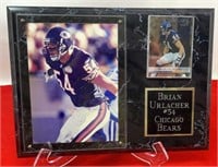 Brian Urlacher Chicago Bears plaque