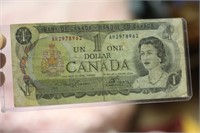 1973 Canada One Dollar Bank note